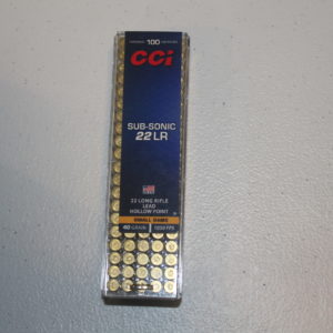 CCI- Sub Sonic 22 LR
