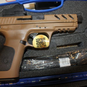 Brown handheld gun