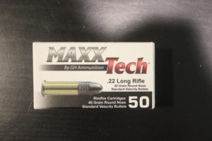 Maxx Tech .22 Long rifle ammunition